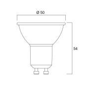 Sylvania LED-reflektor GU10 2W 4 000K