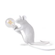 SELETTI LED-dekorbordslampa Mouse Lamp USB sittande vit