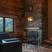 SLV Pantilo Rope 27 pendellampa, brun/amber/guld, glas, Ø 27 cm