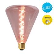 Näve LED-lampa Dilly E27 4W 2200K dimbar, rödfärgad