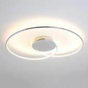Lindby LED-taklampa Joline, Ø 74 cm, kromfärgad, metall