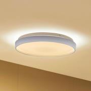 Lindby Smart LED-taklampa Mirren, vit, metall, CCT, Tuya