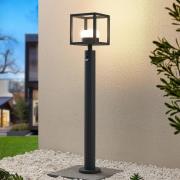 Lucande Timio väglampa, 85cm, rörelsevakt, GX53, IP44