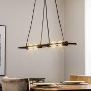 Lucande Tornike hänglampa, 4 lampor, stål