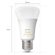 Philips Hue White Ambiance E27 LED-lampa 8W 1100lm