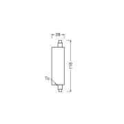 OSRAM LED-rörlampa R7s 20W rörlampa 3 000K 300°