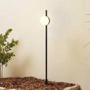 Lindby LED-markspettslampa Darleen, antracit, metall, Ø10cm