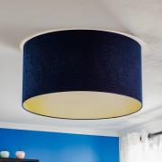 Duolla Taklampa Golden Roller Ø 60 cm mörkblå/guld