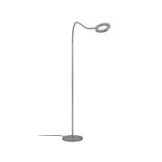 Knapstein LED-golvlampa Tessa-Flex, antracit, dimbar