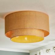 Euluna Boho jute taklampa naturbrun Ø60cm