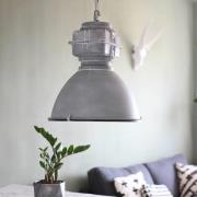 Steinhauer Mexlite Densi hänglampa, grå, Ø 47 cm, metall