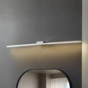Lucande LED-spegellampa Kivana, krom, metall, 120cm, IP44