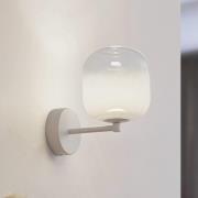 Lucande LED-vägglampa Avelina, vit