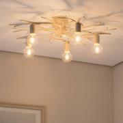 Luminex Taklampa Xavier, handmålad,  5 lampor