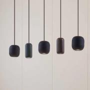 Lucande hänglampa Narion, svart/färgglad, 5 lampor