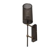 Luminex Vägglampa Wall, titanfärgad, höjd 48 cm, stål