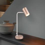 Trio Lighting Marley bordslampa, brun/ljusgrå, höjd 45 cm, metall