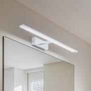 TK Lighting Gallery LED-vägglampa, kromfärgad, metall bredd 62 cm IP44