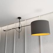 Nowodvorski Lighting Taklampa Viper i svart och guld