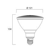 Sylvania LED reflektor E27 15W PAR38 3.000K dimbar 40° 1200lm