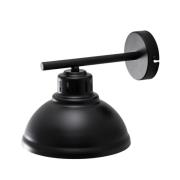 Luminex Vägglampa Sven, svart-guldfärgad, Ø 21 cm, stål