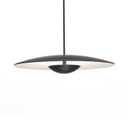 MARSET Ginger LED-hänglampa Triac Ø32cm wenge/vit