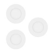 EGLO connect Smart LED-inbyggnadslampa Fueva-Z, vit, 3-pack