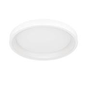 EGLO connect Smart-LED taklampa Loretello-Z, rund, vit