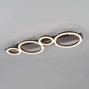 Reality Leuchten LED-taklampa Lumos, aluminium, 3 000 K, metall, längd...