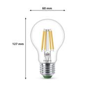 Philips E27 LED-lampa A60 2,3W 485lm 2700K Filament 3-pack