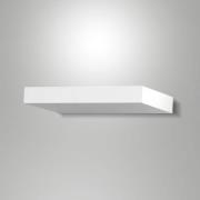 Fabas Luce LED-vägglampa Guia, vit, metall, 24 cm bred
