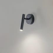 SIGMA Vägglampa Sopel, antracit, 1 lampa, stål, höjd 15 cm