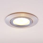 Lindby LED-inbyggnadsspot Andrej, rund, aluminium