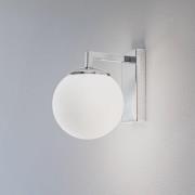 Argon LED-vägglampa Aseor, glas, krom
