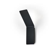 Knapstein Ava LED-vägglampa, svart, aluminium, 1-ljus