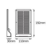 OSRAM LED-solcellslampa för utomhusbruk DOORLED, silver Sensor IP44