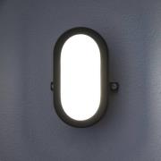 OSRAM LED-utomhusvägglampa BULKHEAD svart 6W plast IP54