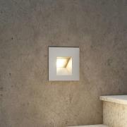 Arcchio infälld vägglampa Zamo, G9, silver, 12 cm, IP65