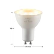 PRIOS LED-reflektor GU10 8 W 3 000 K 120°