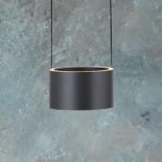 PURE LED-pendellampa Clipse, grå, Ø 20 cm CCT dimbar 2 lampor