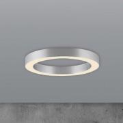 PURE LED-taklampa Lines, Ø 35 cm, silverfärgad, CCT