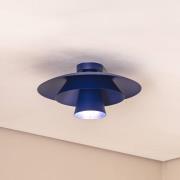 Luminex Taklampa Plato, mörkblå, metall, Ø 38 cm, E27