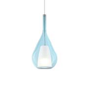 Ideallux Ideal Lux pendellampa Kalique 3, blå, Ø 18 cm, plast