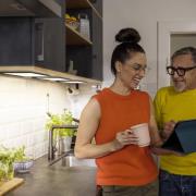 OSRAM LED-bänklampa Panel 30 x 20 cm svart CCT dimbar