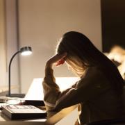 OSRAM LED-bordslampa Office Line Cylinder svart CCT dimbar