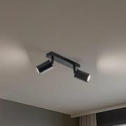 SIGMA Takspotlight Zoom, 2 lampor, svart