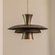 Luminex Hänglampa Plato, titanfärgad, metall, Ø 38 cm, E27