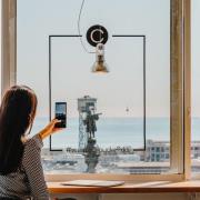 MARSET hänglampa Atlas, 2 700 K, Ø 11 cm, transparent