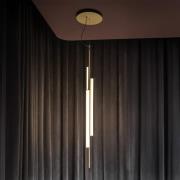 MARSET LED-hänglampa Ambrosia 130 w/Plug-in 3000K guldfärgad