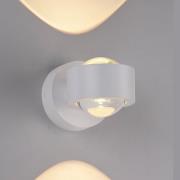 Schöner Wohnen LED-vägglampa Chia, vit, 3 000 K, upp/ner